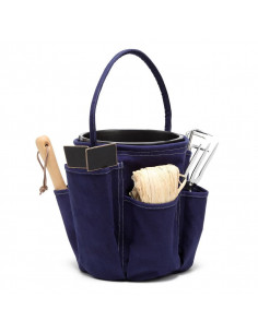 Sac de Transport Materiel Jardin, Multi Poches Bleu 1