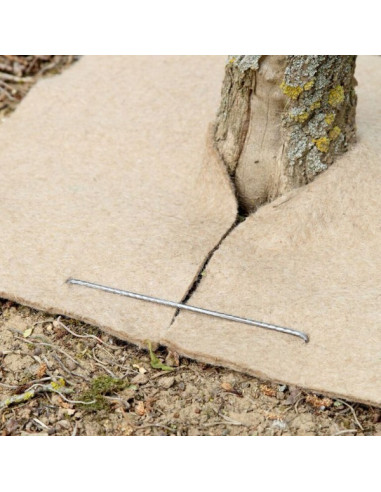 agrafes pour paillage jardin