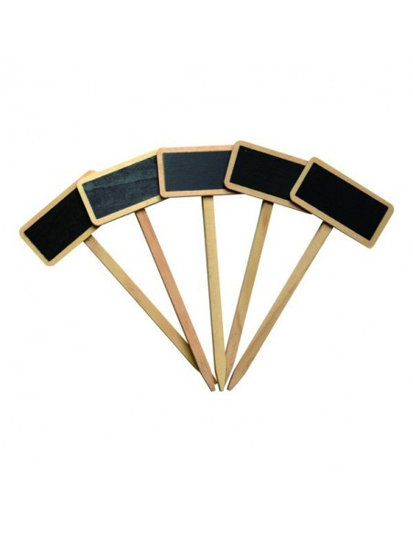 5 Petites Etiquettes à Planter en bois et ardoise - jarditop.fr 5 Petites Etiquettes à Planter en bois et ardoise - jarditop.fr