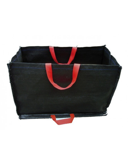 Sac à bûches noir éco Sac à bûches noir éco