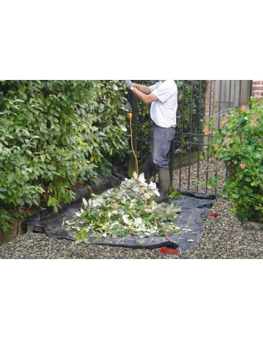 Bâche de ramassage à végétaux