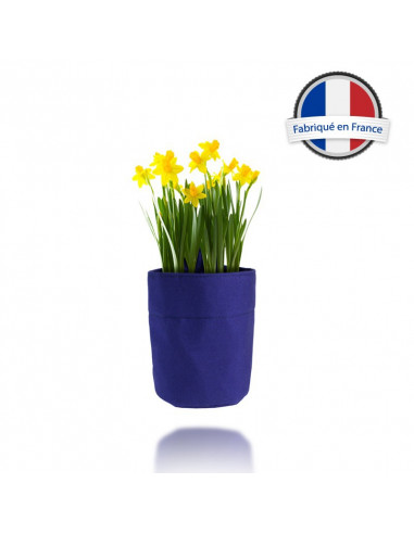 Pot de fleur en tissu H14 cm