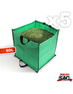 Lot de 5 Sacs de jardin tous végétaux 60 Litres 2