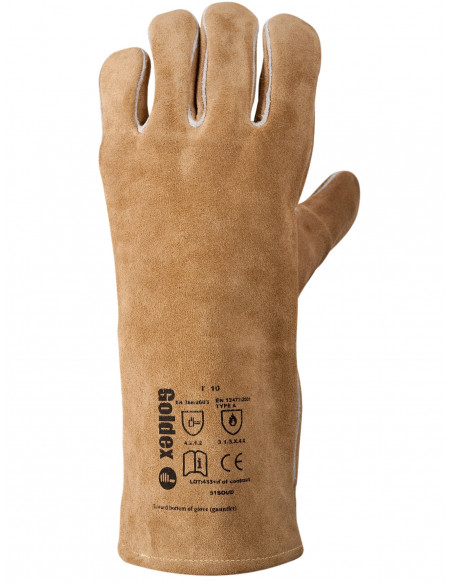 Gants de protection en cuir pour soudure Gants de protection en cuir pour soudure