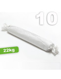 Lot de 10 sacs de lestage blanc 22kg