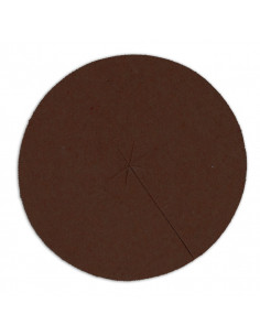 Paillage Feutre Marron Terre Rond 50 cm