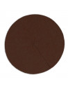 Paillage Feutre Marron Terre Rond 50 cm