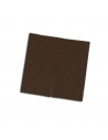 Paillage Décoratif Marron Carré 40 cm