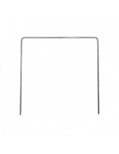 Lot de 12 agrafes biseautées