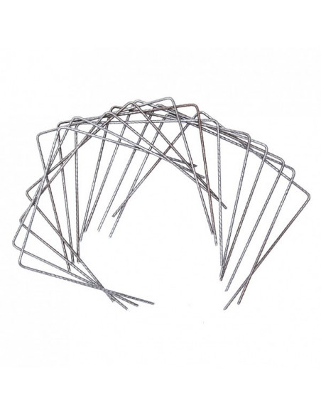 Lot de 12 agrafes biseautées Lot de 12 agrafes biseautées