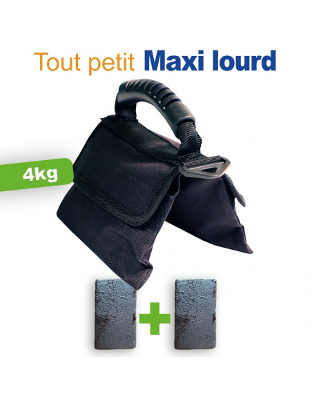Sac de lestage - 2 poches - 3 tailles Sac de lestage - 2 poches - 3 tailles