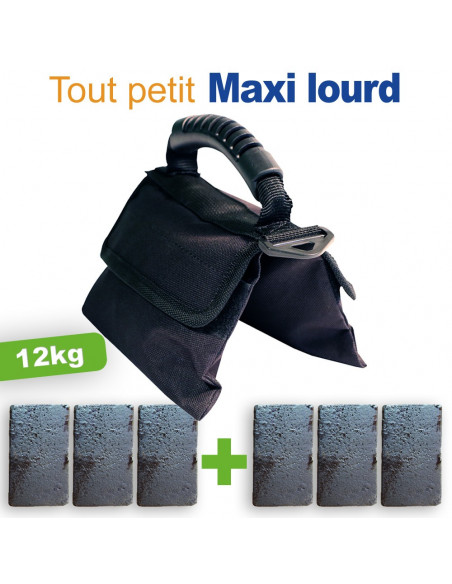 Sac de lestage - 2 poches - 3 tailles Sac de lestage - 2 poches - 3 tailles