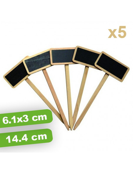 Etiquette Ardoise de Jardin x5 Etiquette Ardoise de Jardin x5