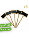 Etiquette Ardoise de Jardin x5