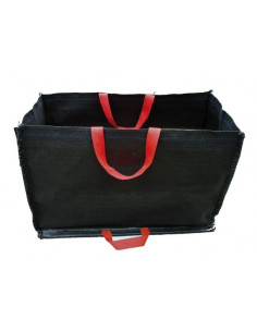 Sac à bûches noir éco 2