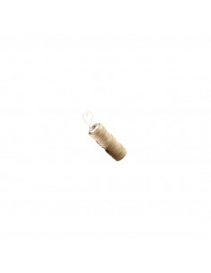 Roll lin Écru + Fil Métallique 120m 2