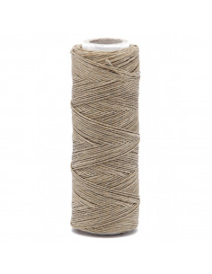 Roll lin Écru + Fil Métallique 120m