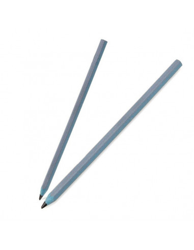 2 crayons graphite spécial étiquette en bois