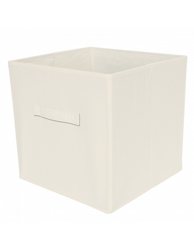 cube de rangement blanc coton sur jarditop