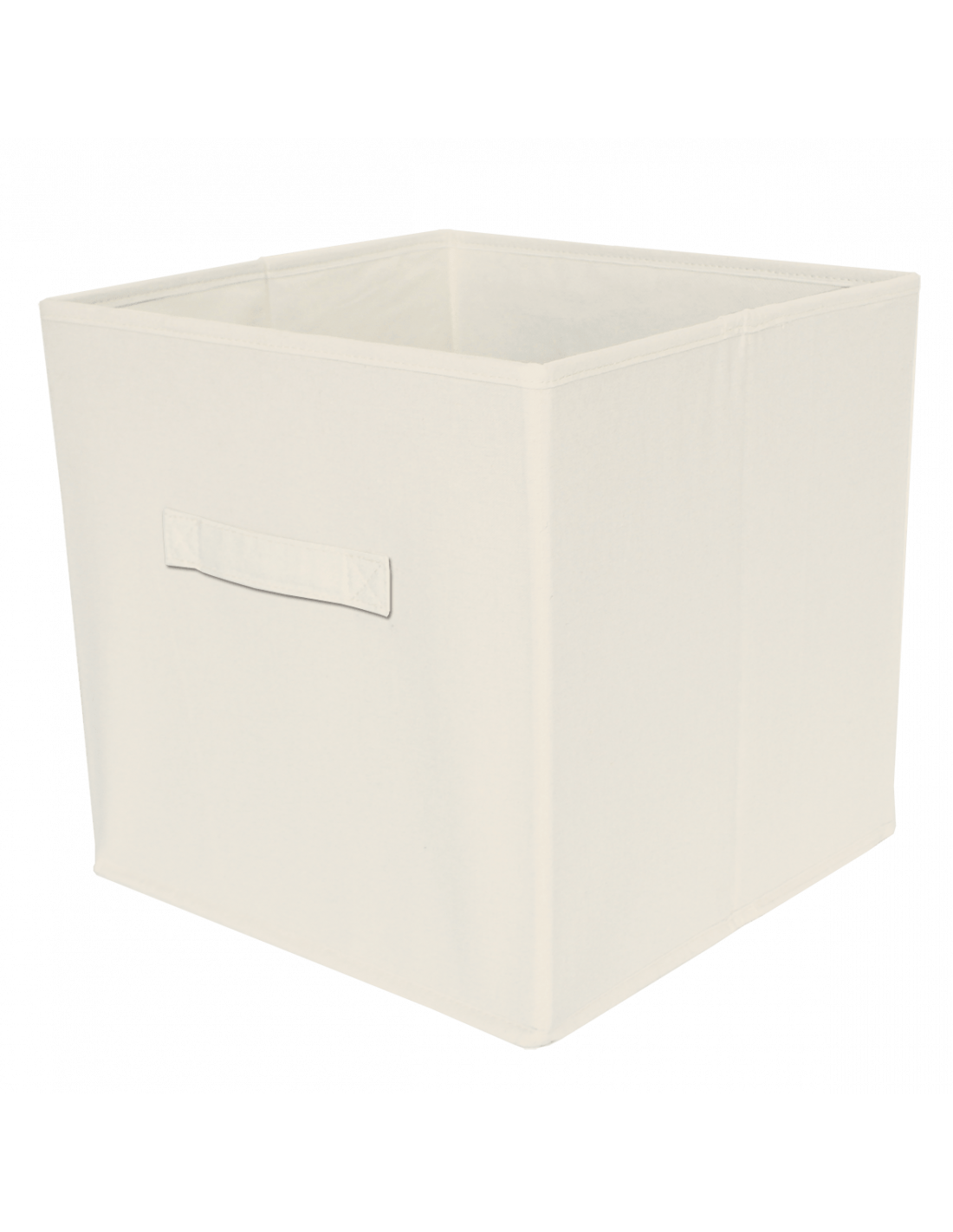 cube de rangement blanc coton sur jarditop