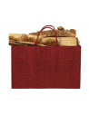 Sac à bûches en toile de jute