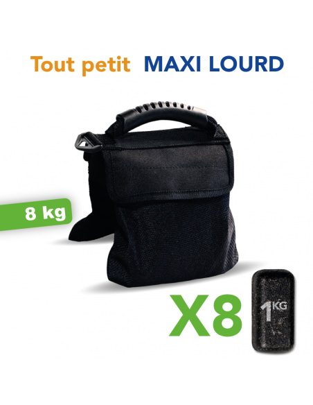 Sac de lestage - 2 poches - 8 kg Sac de lestage - 2 poches - 8 kg