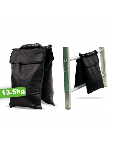 Sac de lestage a cheval pour echelle, echaffaudage et stucture chantier 13.5kg / 18.5kg