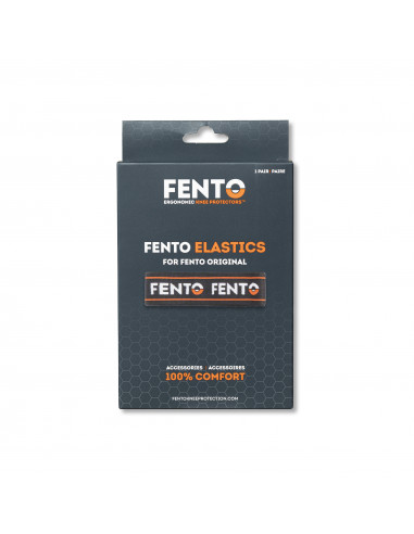 2 Elastiques Velcro Fento Original